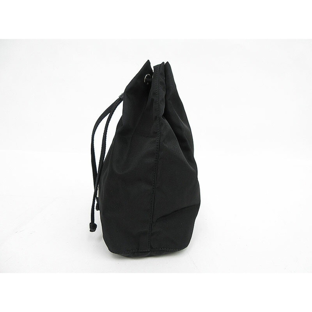Prada Nylon Pouch Black Drawstring - image 1